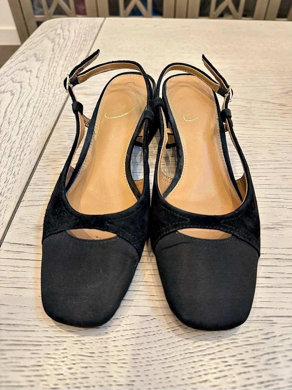 Sam Edelman Tarra Slingback Pump Black Leather US 6M